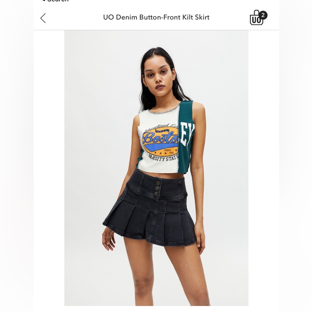 Urban outfitters Mini jeans skirt